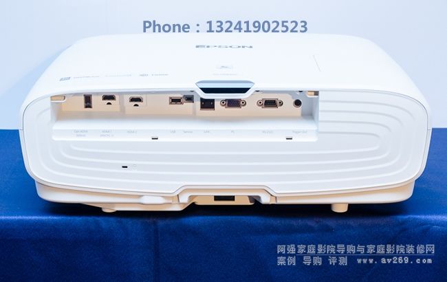 愛普生TW8300后部接線端口