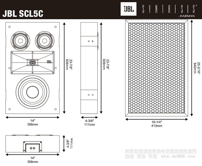 JBL SLC5C音箱